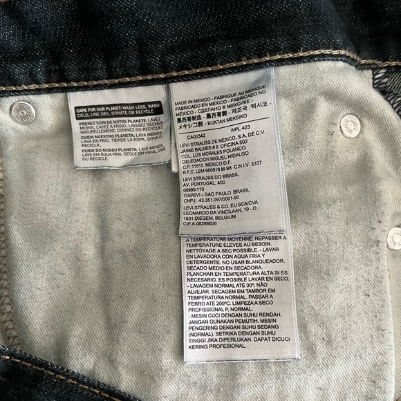 Levi’s 505 Men’s Jeans waist 38 X 33 Firm Price - Picture 12 of 16